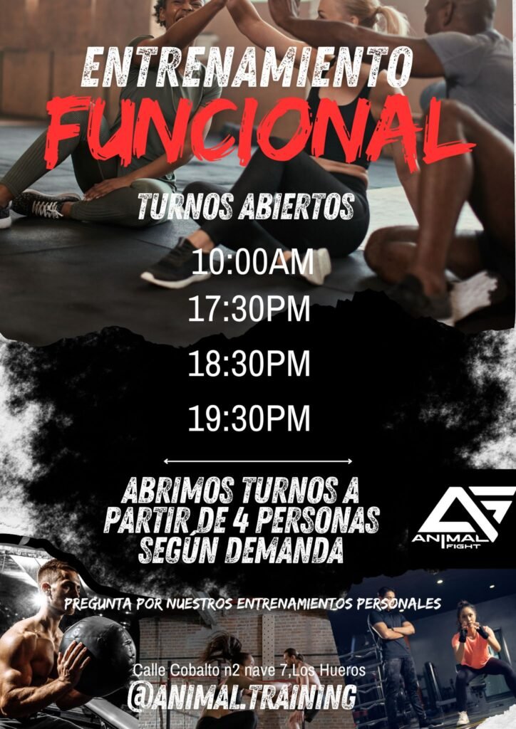 horarios entrenamiento funcional